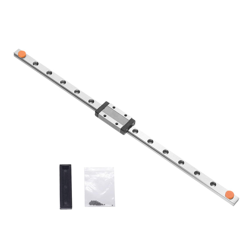 Linear Rail Guide MGN9 450mm Length Miniature Linear Sliding Guideway with 1PCS MGN9H Stainless Steel Carriage Block for CNC Machine and 3D Printer 450mm/17.71 inches 1