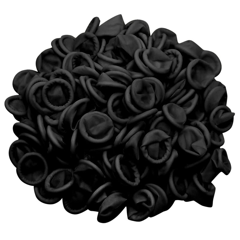 [Australia - AusPower] - 400 Pcs Latex Finger Cots Disposable Fingertips Protective Finger Cots for Electronic Repair, Handmade, Industrial Apply, Black 400 Count (Pack of 1) 