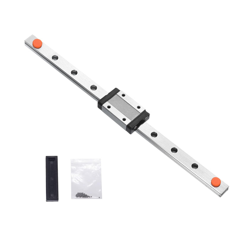 [Australia - AusPower] - Linear Rail Guide MGN12H 300mm Length Miniature Linear Sliding Guideway with 1PCS Linear Sliding Block for CNC Machine and 3D Printer 300mm/11.81 inches 1 