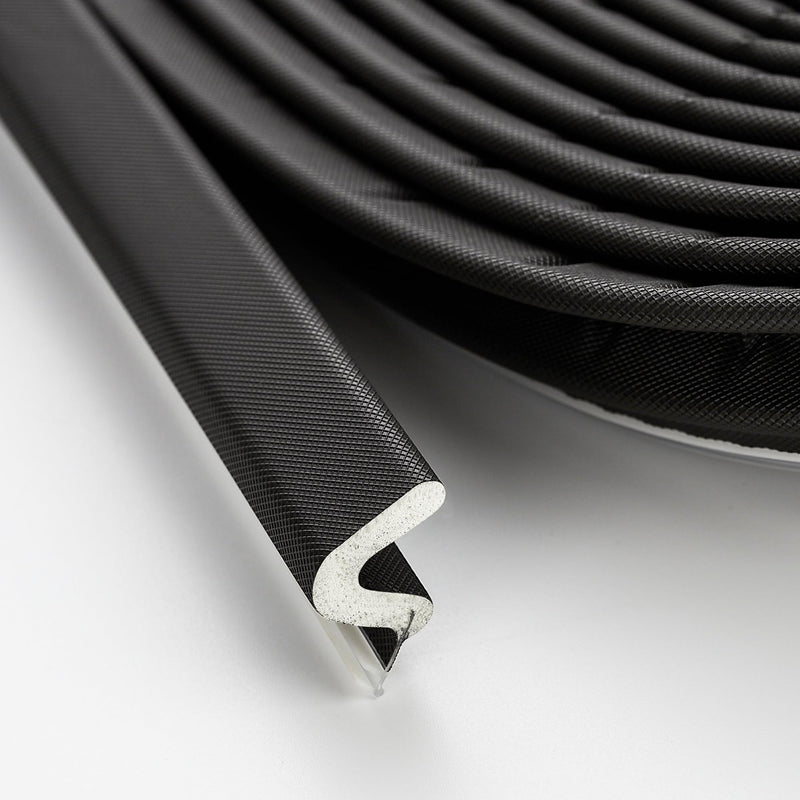 [Australia - AusPower] - Soundproof Weather Stripping Door Seal for Large Gaps - Easy Install Black Foam Strip, 26 ft 26FT 