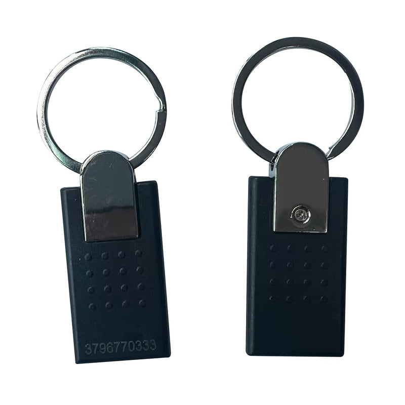 13.56MHZ MIFARE Classic 1K Key Fob RFID Access Tag Black Metal (5)