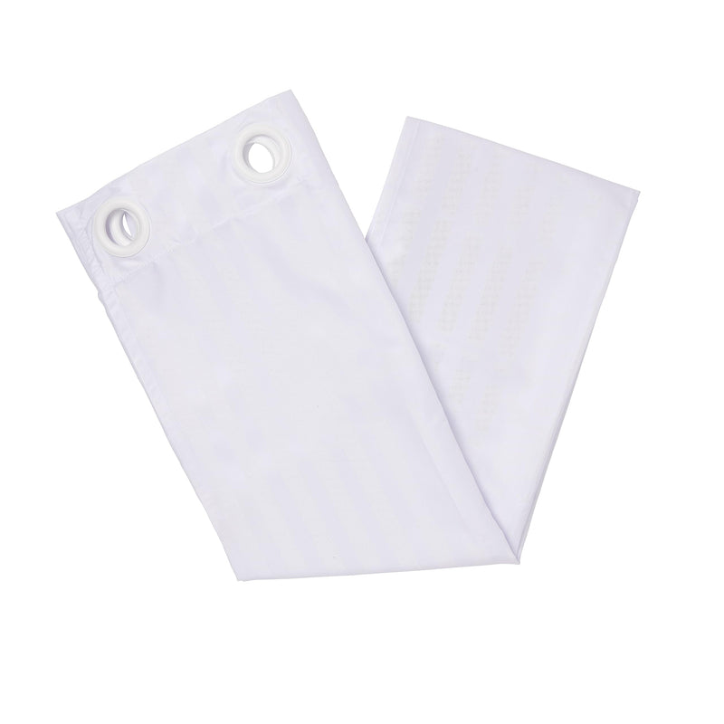 Medline Transfer Bench Shower Curtain, Standard Size, Machine-Washable, White, for Senior, Elderly, Disabled, or Adults and Patients, 1 Ct.
