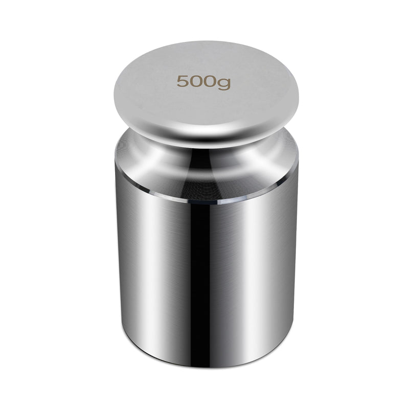 [Australia - AusPower] - HFS(R) Calibration Weight 500 Gram M2 Class Chrome Scale Balance Calibration Weight for Digital Scale, Pocket Scale 500g 