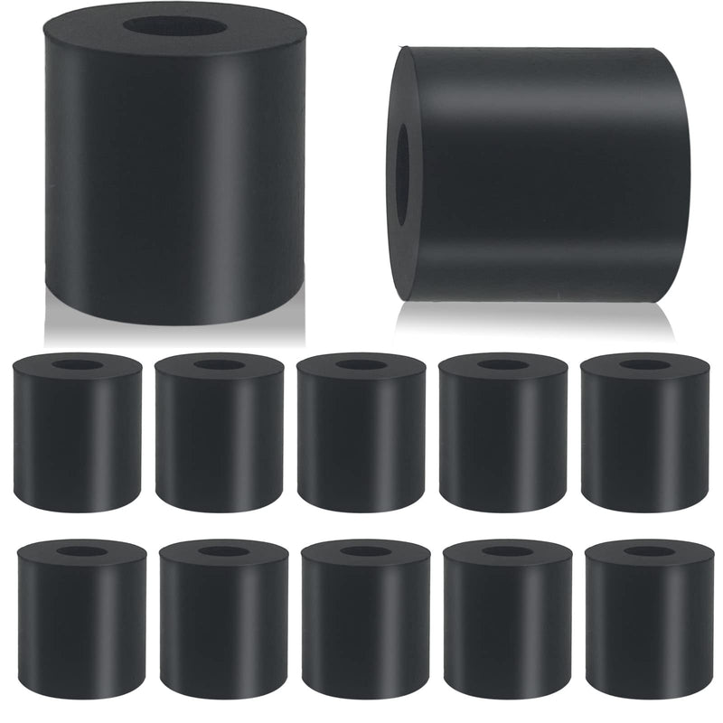 [Australia - AusPower] - 12 PCS Multi Purpose Rubber Spacer 1 Inch OD x 3/8 Inch ID x 1 Inch Thickness, Rubber Bushing Anti Vibration Spacer Thick Rubber Washers for Home and Car 1 x 3/8 x 1 Inch 