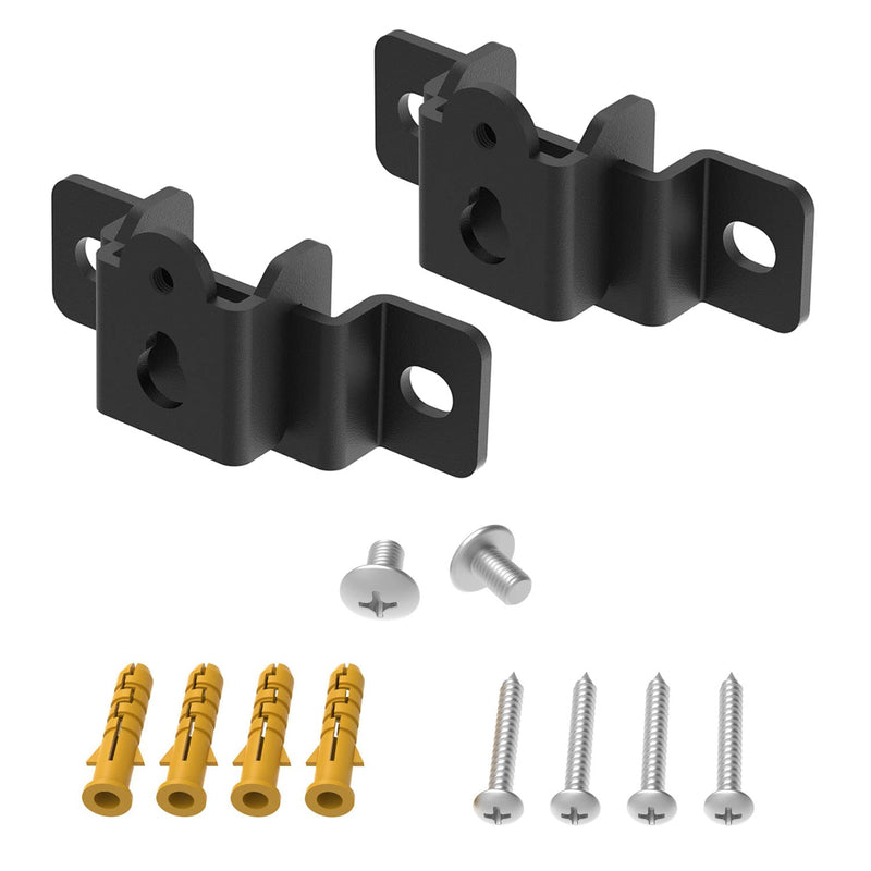[Australia - AusPower] - Universal Speaker Wall Mount for Sony, Vizio, Samsung, Roku, and More Sound Speakers, Speaker Brackets for Rear Satellite Speakers or Sound Bar, Mounted Under TV on Wall 