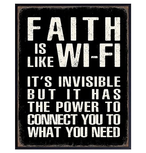 Religious Home Decor LARGE 11x14 - Inspiration Bible Verse Artwork - Religious Wall Decor for Men - Motivation Quotes - positive affirmation - Faith Wall Art - spiritual Gifts - Psalm 91 - Unframed 11"L x 14"W