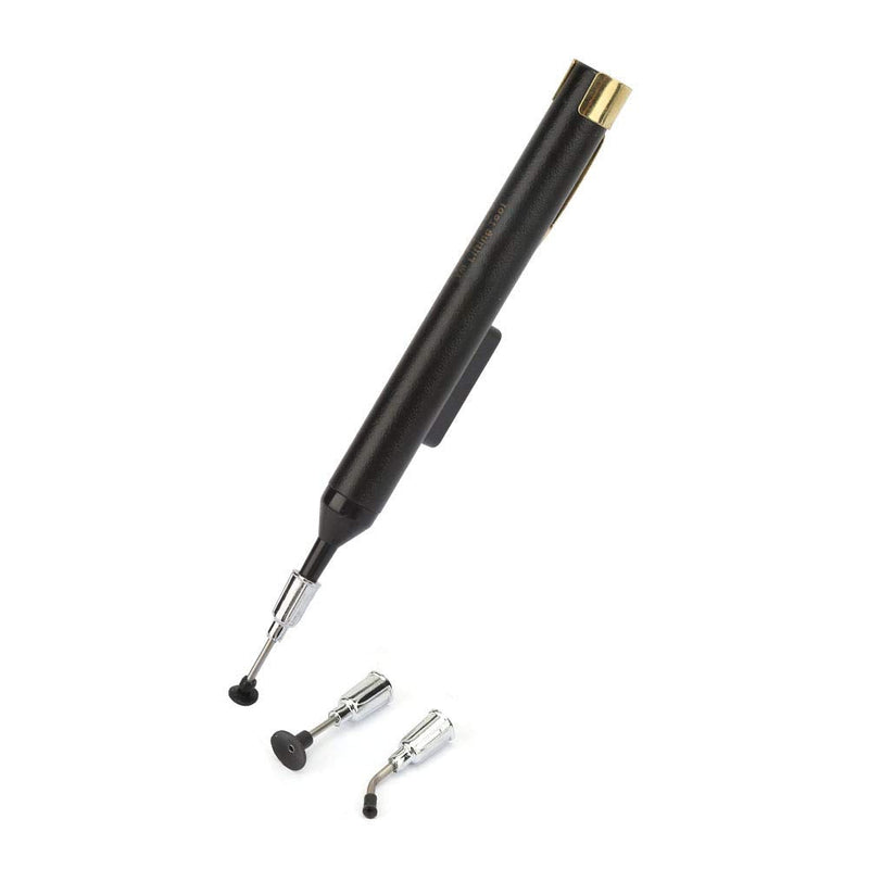 Vacuum Suction Pen LP-200, Soldering Desoldering Pump for IC SMD, Manual Tool with 3 Suction Heads, Suction Sizes 3.2 mm/6.4 mm/9.5 mm