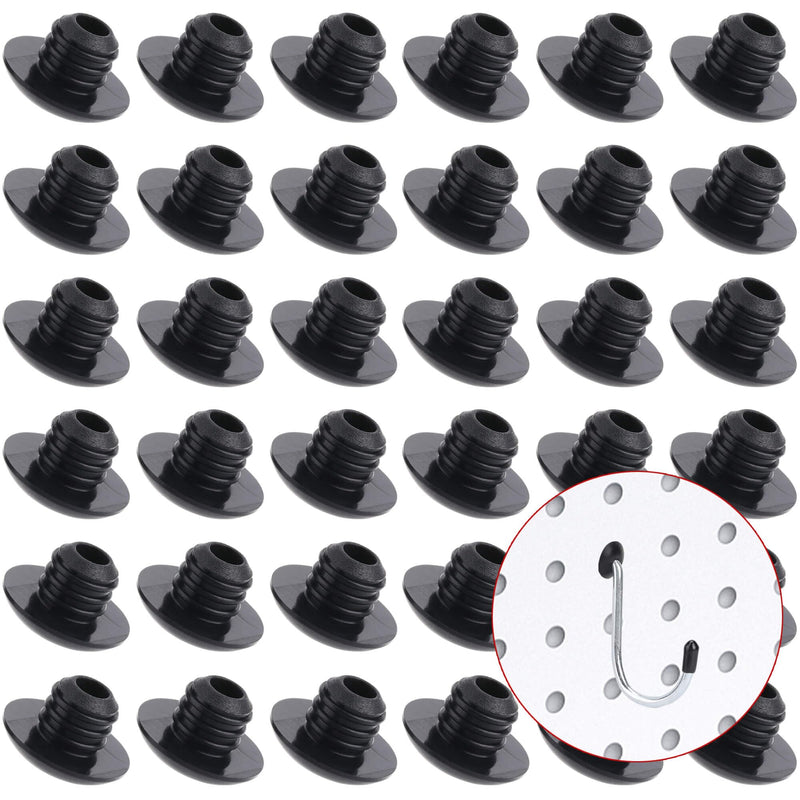 [Australia - AusPower] - Pegboard Hook Locks, for Stopping Hooks from Falling Off, 60PCS, Black 