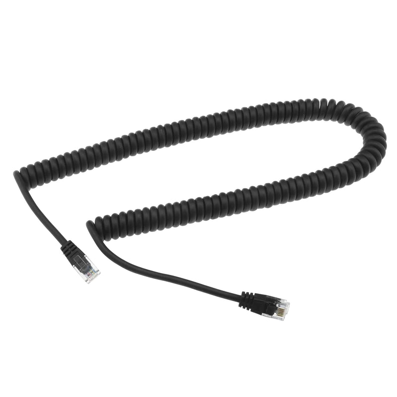 [Australia - AusPower] - The Lord of the Tools RJ12 6P6C Male to Male Telephone Cord Straight Wired Cable Retractable Spring Cable Accessories for Telephone Lines Fax Lines Printer Lines 