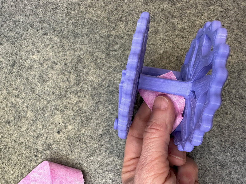 [Australia - AusPower] - Third Hand Binding Folder Clip and Binding Wheel for Quilting and Sewing by Purple Hobbies, Making It Easier to Create Binding and Store. (Purple Binding Wheel ) Purple Binding Wheel 