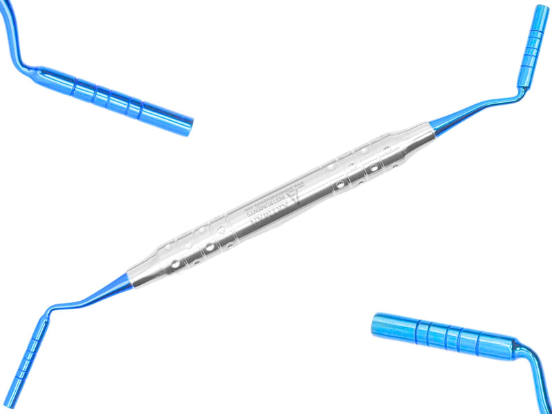 [Australia - AusPower] - Dental Implant Bone Graft Plugger Grisdale Condenser Double Ended Working Tips (3.5mm & 4mm) 3.5mm & 4mm 