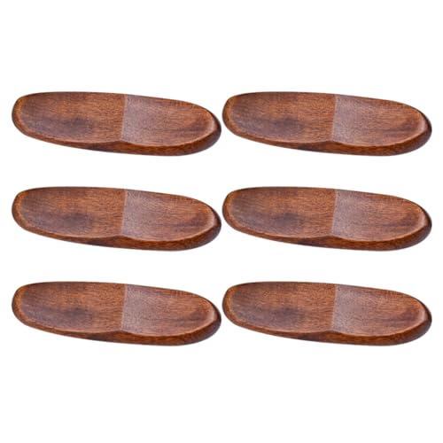 SHOWERORO 30 pcs Japanese Style Chopstick Rest Wooden Spoon Fork Rest for Table Chopstick Holder Stand for Dinner Table Decoration Easy Clean 3.34 X 0.90 X 1.96 in 8.5X2.3CMx5pcs As Shownx5pcs