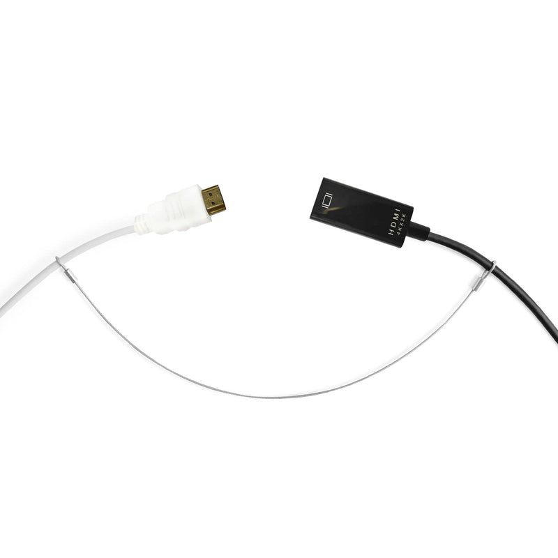 [Australia - AusPower] - 10 Pack Adjustable Cable Tether Universal Computer Adapter Lock Kit DIY Kit Stainless Steel wiht Nylon Coat Tether Computers Adapters/Dongles/HDMI Adapter/VGA Adapter/DP Adapter/Mac Adapter 10 