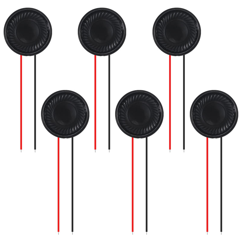 [Australia - AusPower] - 6Pcs 8 Ohm 2W Speaker 8ohm Round 28mm Loud Speakers Compatible with Small Loudspeaker Audio MP3 MP4 Player Speaker 6Pcs 8 Ohm 2W 
