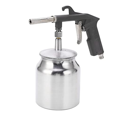 Tissting sandblaster gun kit with 750CC aluminum pot and blasting nozzle