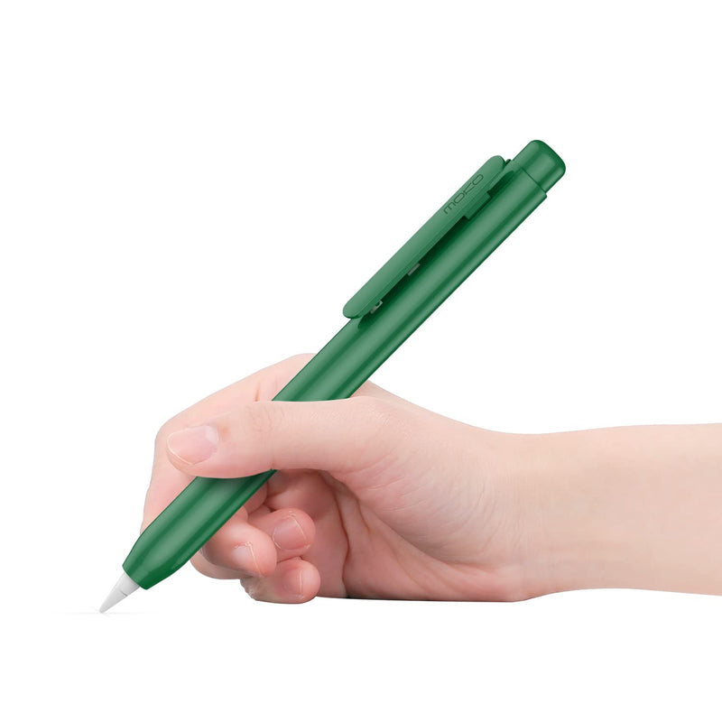 [Australia - AusPower] - MoKo Holder Case Fit Apple Pencil 1st Gen, Retractable Tip Cap Fit New iPad 10th Gen 2022, iPad 9th Gen 2021, iPad 8th Gen 2020 iPad 6th 9.7 2018, iPad Mini 5th Gen Pencil Sleeve, Midnight Green 