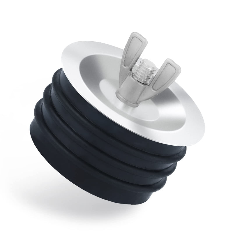 [Australia - AusPower] - 3 inch Sewer Cleanout Cap, Practical Expansion Pipe Plug Durable Sewer Pipe Plug Sewer Cleanout Cover Mechanical Test Plug with Wing Nut Suitable for Most Pipes Sink Pools 3 Inch 