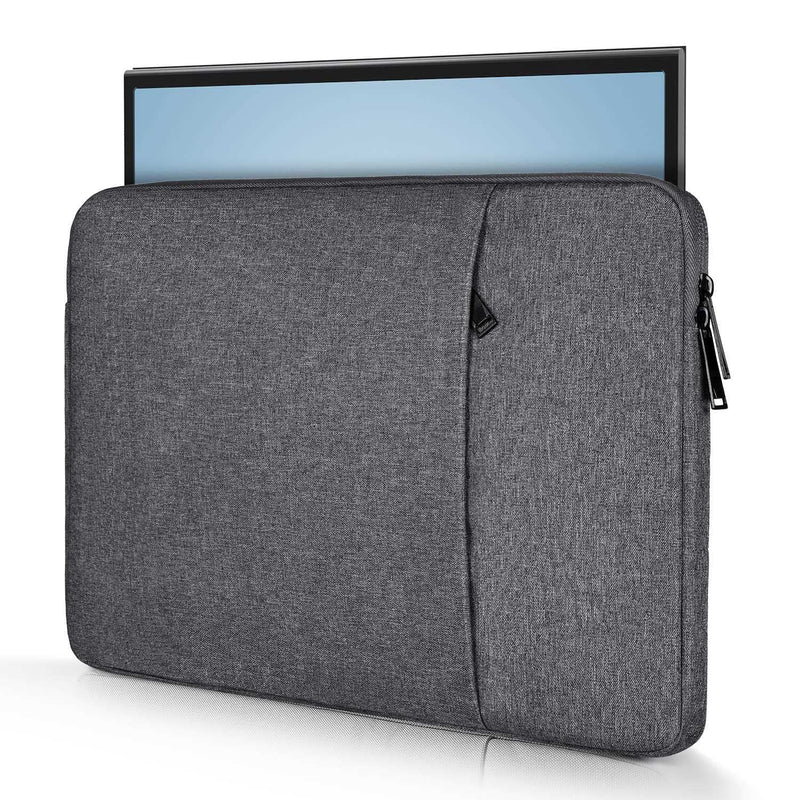 [Australia - AusPower] - Portable Monitor Case 15.6 Inch,Computer Sleeve Bag for KYY InnoView Lepow GTEK ViewSonic ZSCMALLS AOC 15.6" USB-C Portable Display Monitors with Pocket, 15"x10.8" Space Grey 
