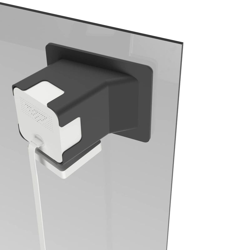 [Australia - AusPower] - Teccle Angled Window Mount Compatible with Wyze Cam V3, 20 Degrees Tilt (Up/Down/Left/Right), Through Window Use Cam v3, Helps You Watch Front Yard and Driveway (Black/Pack of 1) 20° tilt window mount black/Pack of 1 