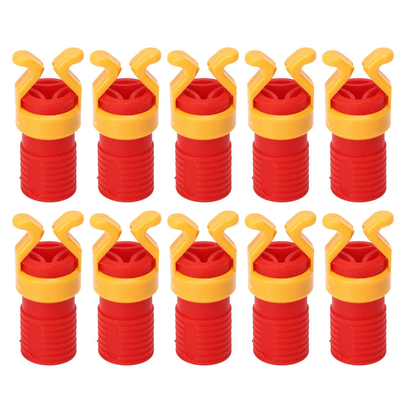 [Australia - AusPower] - 10pcs ABS Hand Screw Clamps Holders for Fixing Fasten Sleeve Tool for Carpenter Woodworker 