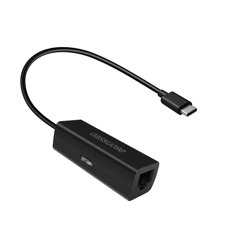 [Australia - AusPower] - Ethernet Adapter for chromecast with Google tv,USB C to Ethernet Adapter with Charging Port Compatible with Google TV,Smartphones, Tablets, Android Devices 