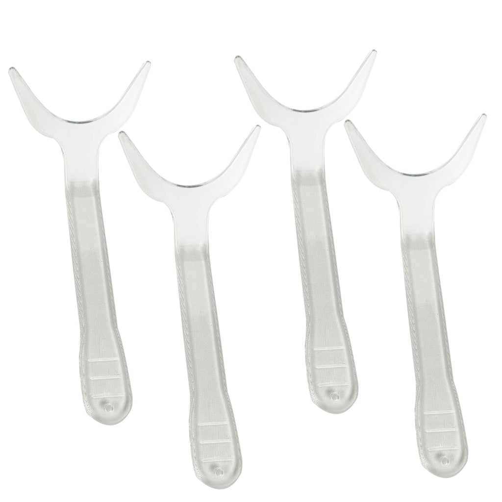 Angzhili 4 Pcs Dental Photography Retractors,Clear Orthodontic Lip Retractor (Large) Large