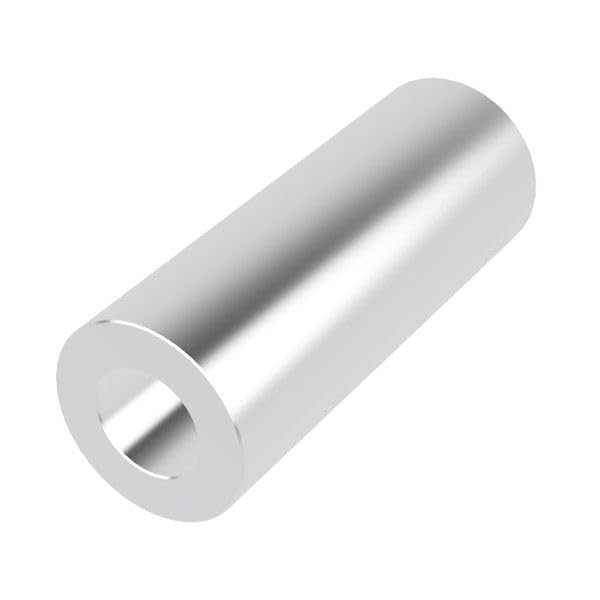 [Australia - AusPower] - Aluminum Spacer 3/4" OD x 3/8" ID x Choose Your Length, Round Spacer Unthreaded Standoff Bushing Plain Finish, Fits Screws Bolts 3/8" or M10 by Metal Spacers Online (2" Length, 5 Pack) 2" Length 