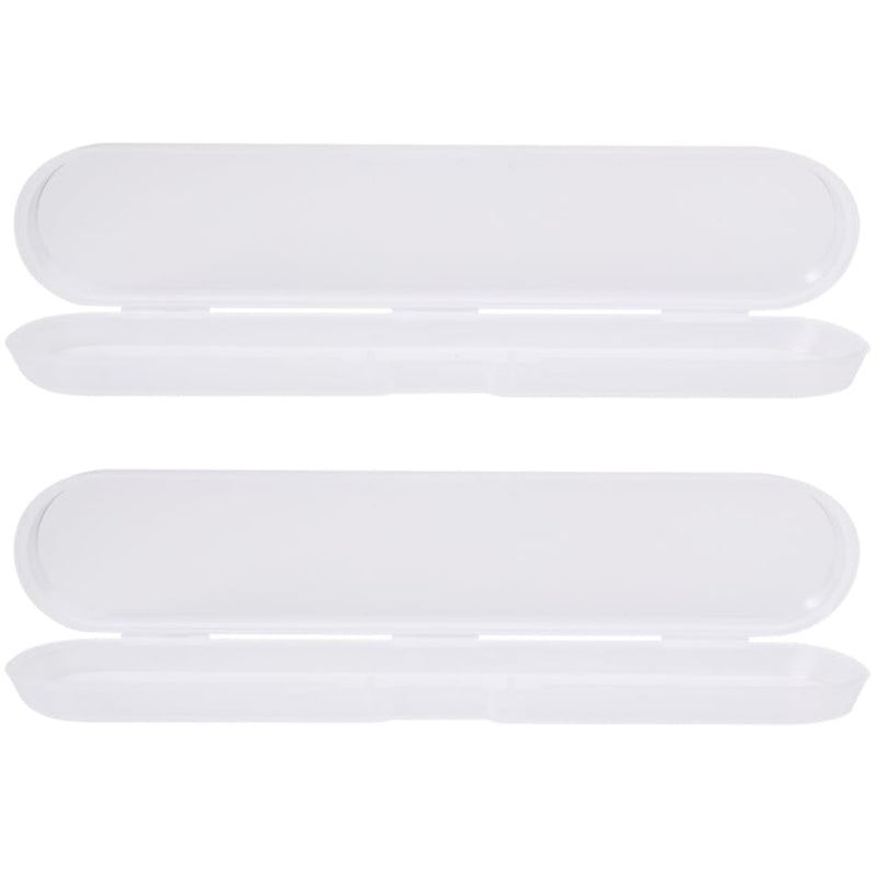 [Australia - AusPower] - 2pcs Thermometer Case Plastic Digital Thermometer Storage Box Containers Needle Storage Box Pencil Case for Home Office Travel 
