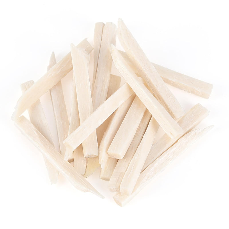[Australia - AusPower] - JMU Dental Wooden Wedges 100Pcs Disposable Colorful Wooden Wedges (White (1.3x1.5x14mm)) White (1.3x1.5x14mm) 