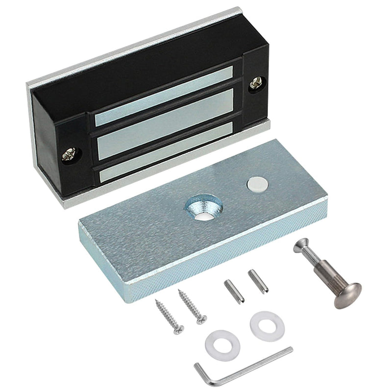 [Australia - AusPower] - Electric Magnetic Lock 60KG 130LBS Holding Force Electromagnet Lock 12V Fail Safe NC Mode Single Door for Access Control System/Metal Door/Fire Proof Door/Wooden Door/Glass Door etc. (60KG/130LBS) 60KG/130LBS 