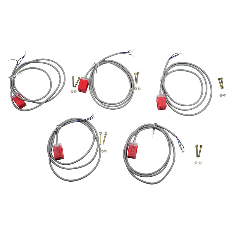 [Australia - AusPower] - DC 10-30V 150mA 3-Wire Inductive Fotek Proximity Sensor Switch PS-05N NPN Open Detection Distance 5mm Proximity Switch (Pack of 5) 
