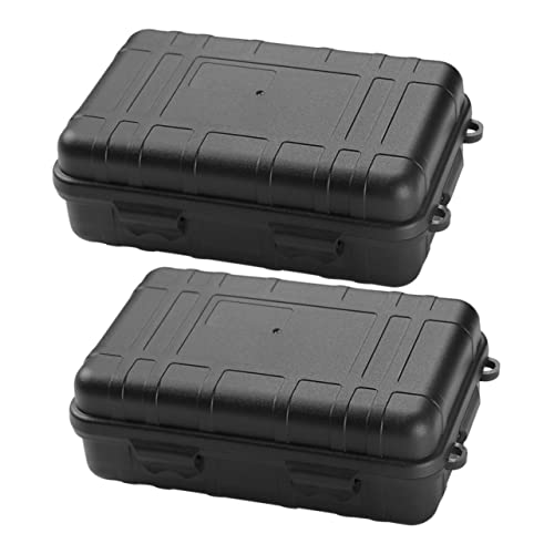 YARNOW waterproof survival storage box, hard shockproof tool organizer for camping, hiking, and outdoor use