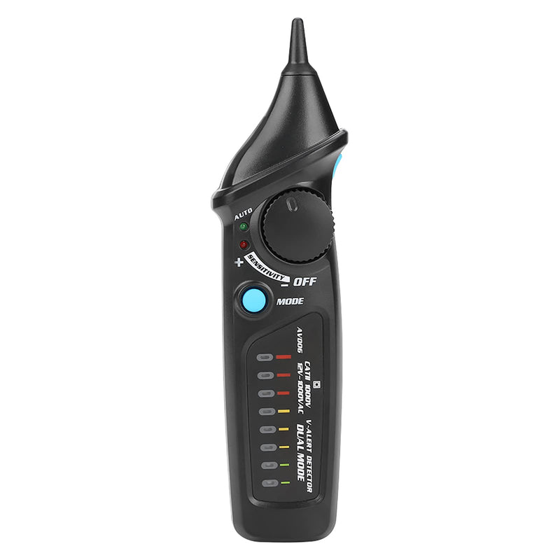 [Australia - AusPower] - Voltage Pen, AVD06 AC12-1000V Smart Non Voltage Detector Electric Testing Detector Dual Mode Check Electroscope Induction, Voltage Testers 