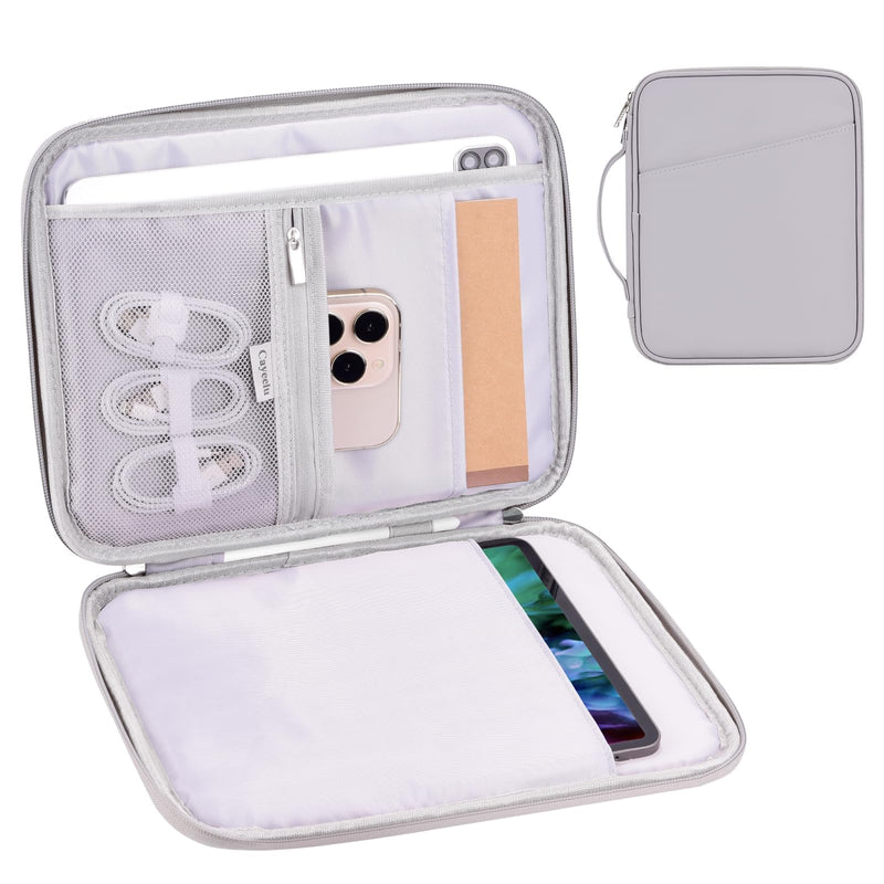 [Australia - AusPower] - iPad Pro 11 Inch Sleeve Case, 9-11 Inch Padded Protective Tablet Pouch Bag for iPad Pro 11 (2022-2018), iPad 10.9 (10th Gen), iPad Air (5/4th Gen), Galaxy Tab A8/A7/S8/S7 (PU-Gray11) PU-Gray11 