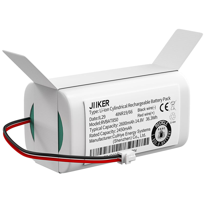 RVBAT850 battery replacement for Shark ION//IQ/AI Robot RV1001AE RV1001 RV1000 RV1101ARUS RV2001WRUS RV871R RV851WV RV850BRN RV761 RV750_N AV753 AV752 RVBAT850 R75 R85 RV850 RV1000S RV1000VL Battery