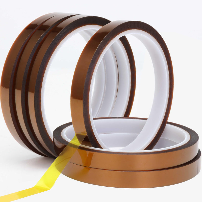 [Australia - AusPower] - Valley'sYuMiao 6Rolls,10mm×108fts, Heat Tape for Sublimation, Heat Transfer Tape, Heat Resistant Tape, No Residue, Thermal, Total Length 648fts 
