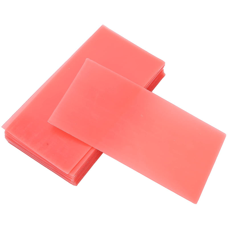 Wax Sheets, Denture Wax,Base Plate Wax,Supplies,18Pcs Dental Base Plate Wax Red Dental Wax Dentist Auxiliary Material Dental Wax Sheet Supply