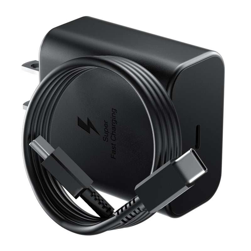 [Australia - AusPower] - 45W Samsung Type C Charger Block for Galaxy S22 Ultra, S23 Ultra, S22 Plus, S21, S23 Plus, Note 10, Note 20, Flip 5, Fold 5, Tab S9, S9 Ultra, S8, S7, S8, 45 Watt USB C Super Fast Charging 2.0 Charge 
