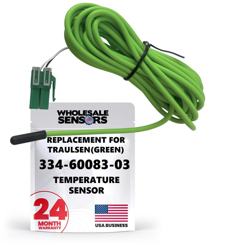 [Australia - AusPower] - Traulsen 334-60083-03 Green Cabinet Replacement Temperature Sensor, 120" Cable 24 Month Warranty 