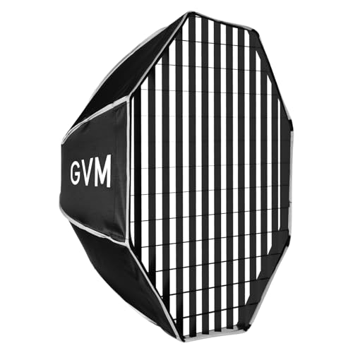 GVM Great Video Maker Lighting Soft Boxes Bowens Mount with Honeycomb Grid, Speedlight Umbrella Softbox Foldable with Carrying Bag for Studio Photography Speedlite Flash, 27
