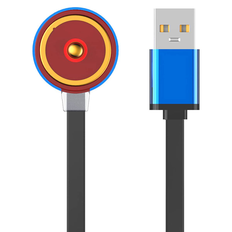 [Australia - AusPower] - Kissmart MCC 3 Charger for Olight Odin/Odin Mini/PL-Pro/Baton3/Warrior Mini2/Perun 2/Seeker 3 Pro/Warrior 3s/Baldr Pro R | Replacement USB Charging Cable for Flashlights (1m/3.3ft) 
