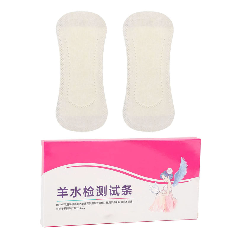 [Australia - AusPower] - 2pcs Amniotic Fluid Test Strip Maternity Home Easy to Use High Sensitivity Feminine PH Test Strips with Amniotic Fluid Control Chart for PH Value Detection 