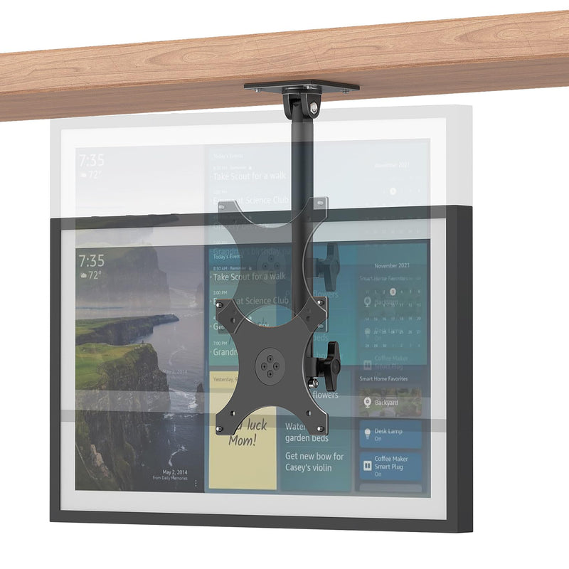 [Australia - AusPower] - Letlar Show 15 Kitchen Under-Cabinet Mount, Adjustable Height Rotatable Swivel Tilt Mount for 15, Forward and Stowed Show 15 for Saving Space length adjustable-B 