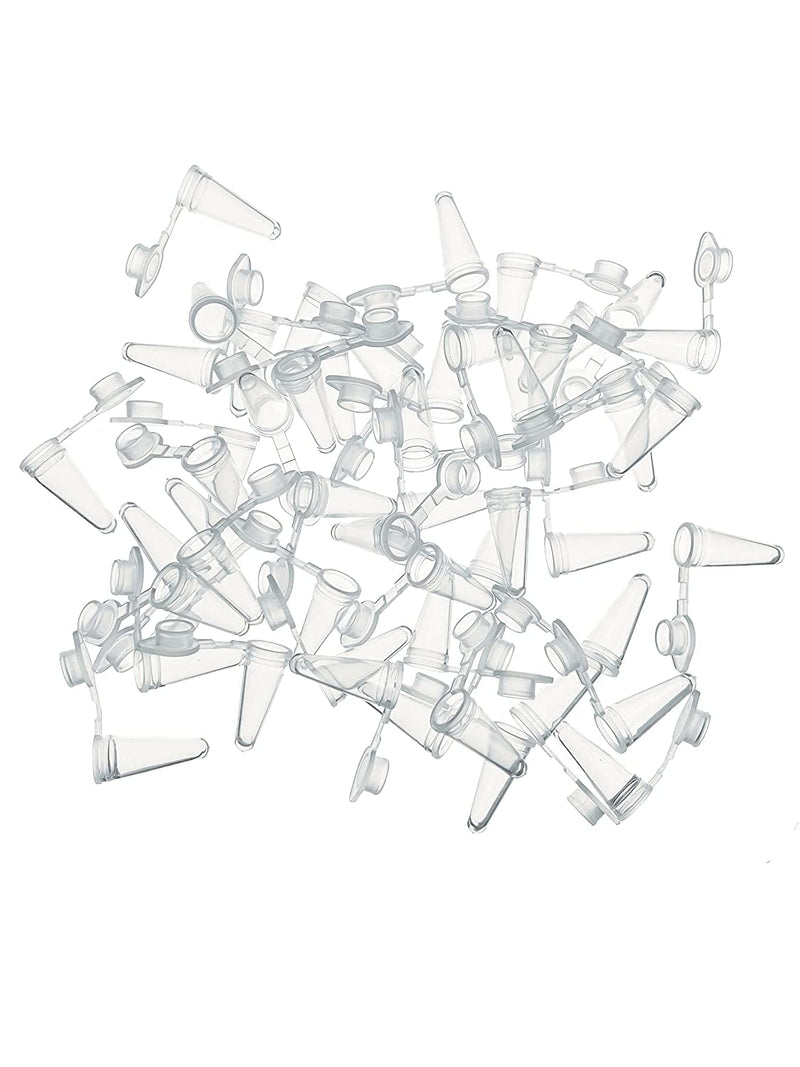 MUHWA 2000pcs PCR Tube with Flat Cap, 0.1 ml Microcentrifuge Tube, 0.1ml PCR Reaction Tube 2000