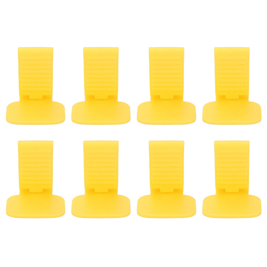 Dental Positioning System, 8pcs Dental X Ray Bite Block Mouth Props Dental Positioning Bite Block X Ray Position Heat Resistant Positioner System for Positioner Holder Yellow