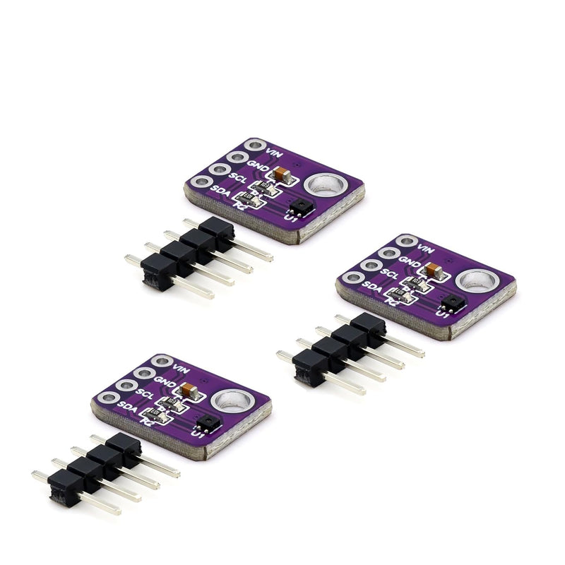 [Australia - AusPower] - Teyleten Robot SHT41 SHT41-D GY-SHT41-D Temperature Humidity Sensor Module IIC I2C Interface 2.4V-5.5V for Arduino 3pcs 