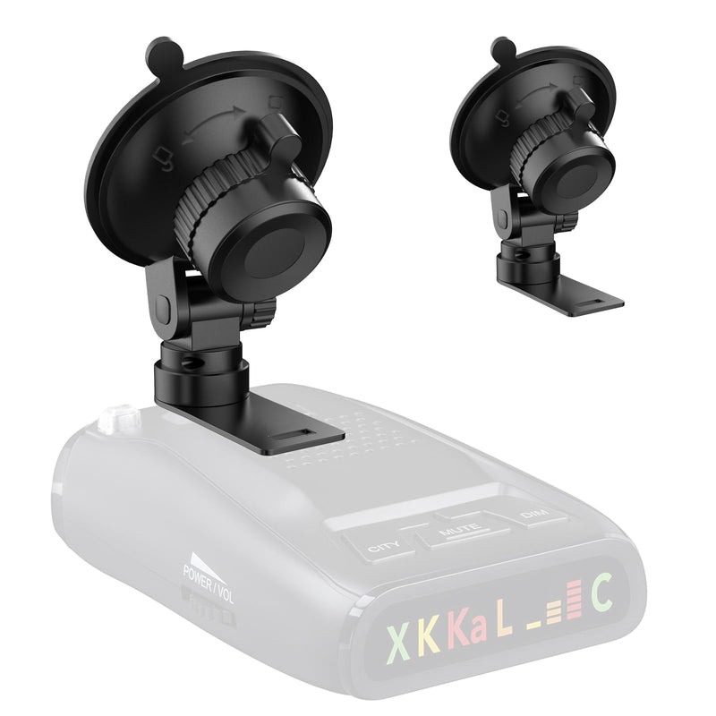 [Australia - AusPower] - Radar Detector Mount, Car Windshield &Dashboard Suction Cup Bracket, Suitable for UNIDEN R1 R2 R3 R4 R7 DFR3 DFR6 DFR7 DFR8 DFR9 Radar Detector (Only Applicable to Uniden Models), Easy to Install 