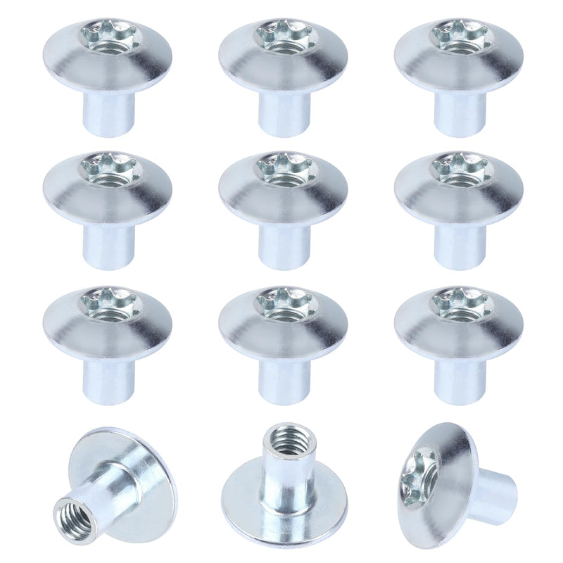 [Australia - AusPower] - Domed Head Nut Torx Barrel 5/16" Thread Cargo Trailer Door Latch - Cargo Trailer Door Hardware (12 Pack) 12 pack 