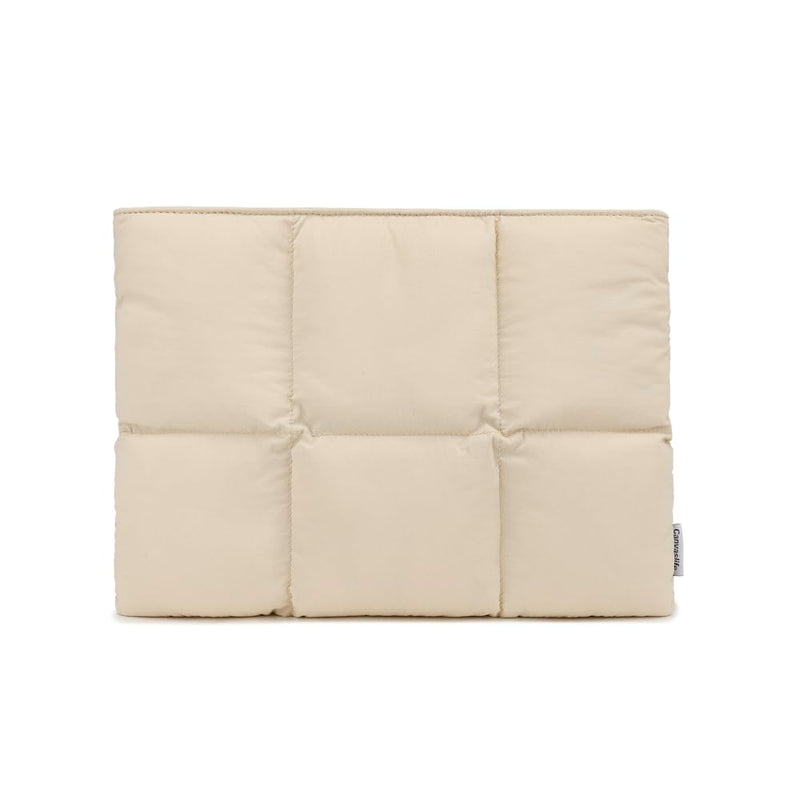 [Australia - AusPower] - Canvaslife Puffy Laptop Sleeve 13 Inch 13.5 Inch, Quilted Puffer Laptop Case for Women, Pillow Case Compatible for 12.9 inch,MacBook Pro Air 13", 13.5 inch and 12.5 inch-13.3 inch Laptop (Beige) 12.5 inch-13.5 inch Beige 
