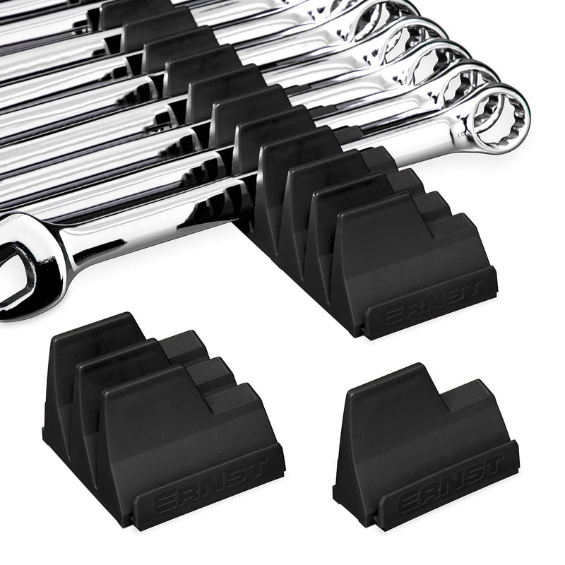 [Australia - AusPower] - Ernst Manufacturing Wrench Pro - Modular Wrench Organizer for 20 Tools Black 